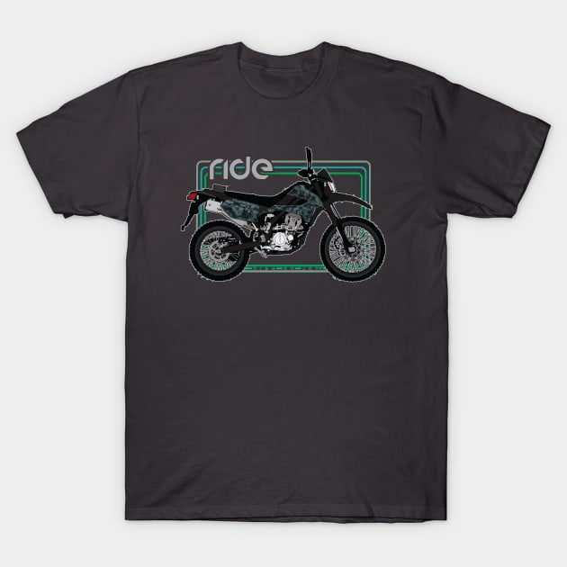 ride klx300 camo T-Shirt by NighOnJoy